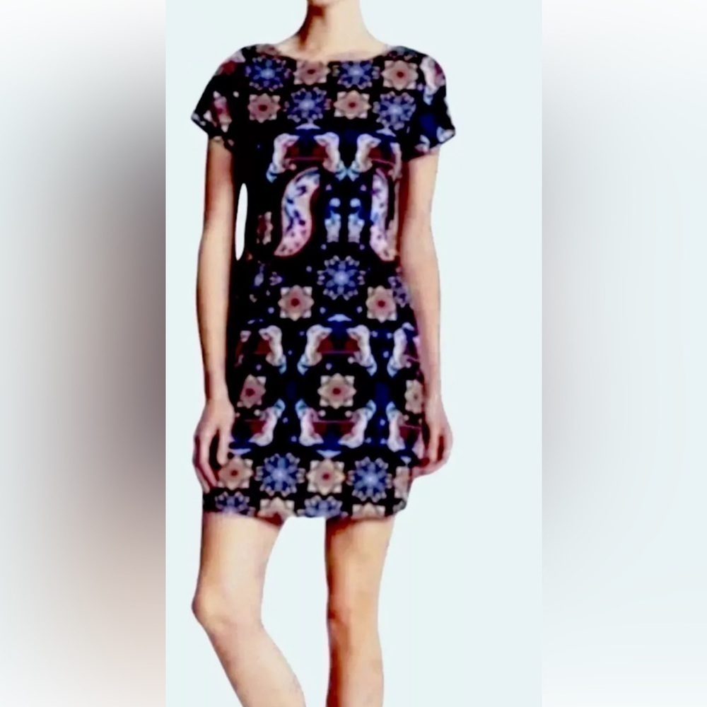 Yumi Kim Elana Shift Short Sleeve Mini Dress.Size XS